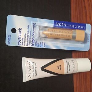 Almay Skin Perfecting Hydrating Tint -120 Beige- Cover stick concealer 120 light